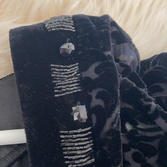 Burnout velvet v neck tunic - Picture 6 of 6